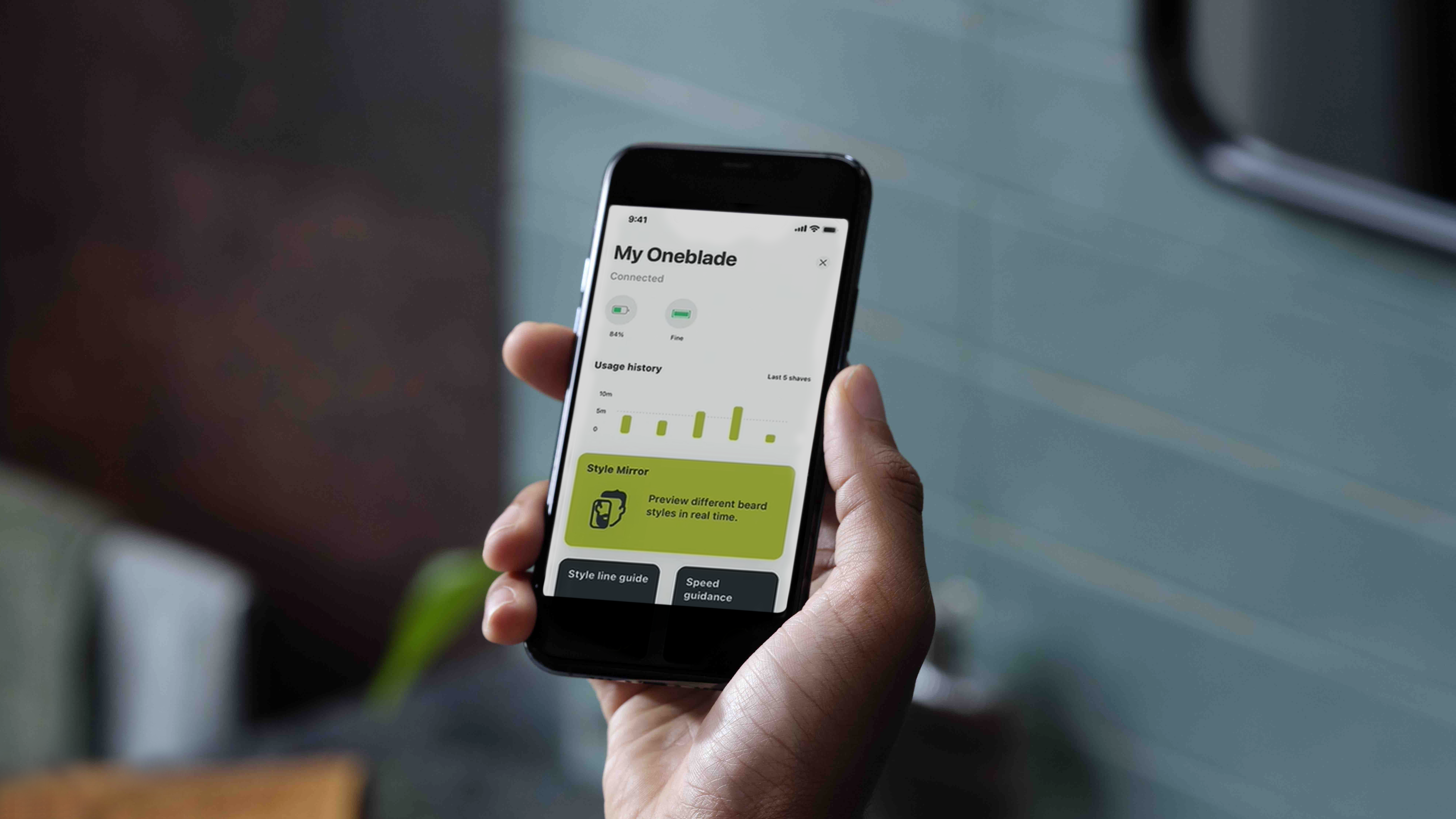 Aplicación DailyCare de Philips OneBlade