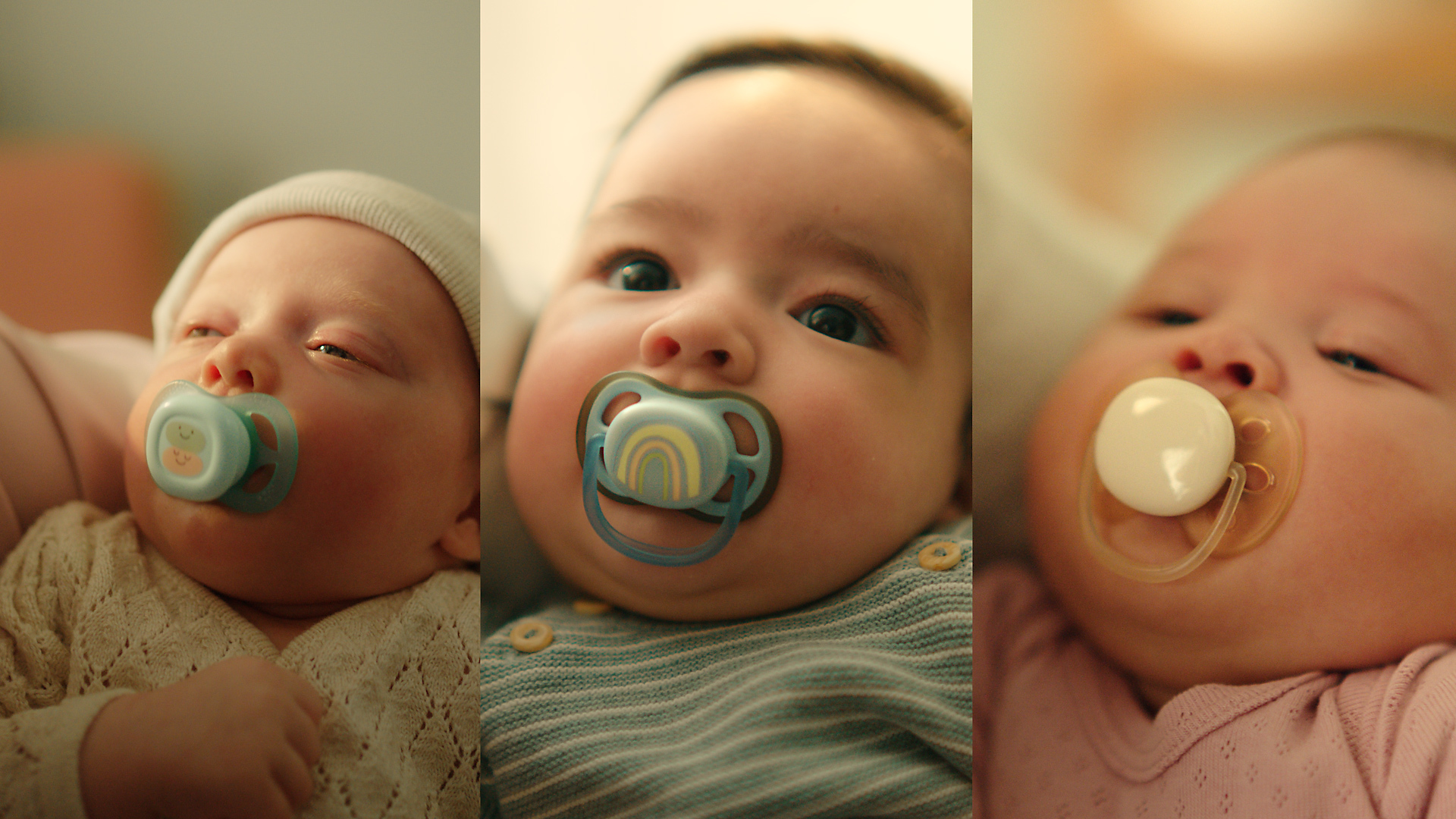 Baby smiling in a bath