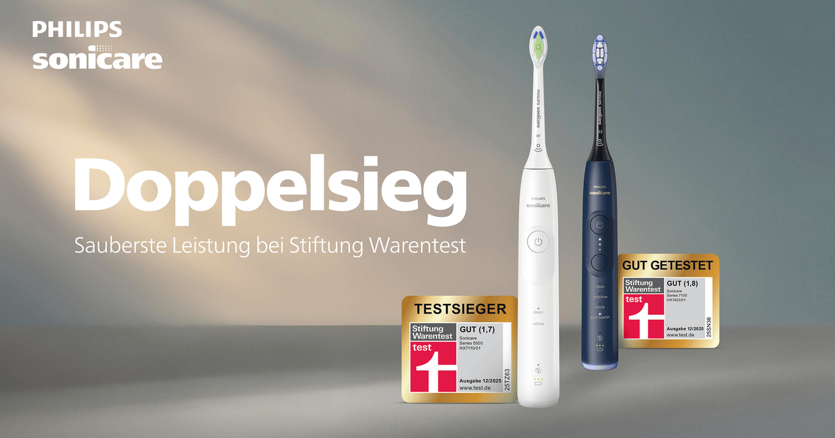 Beste elektrische Zahnbürste 2025 – Testsieger bei Stiftung Warentest