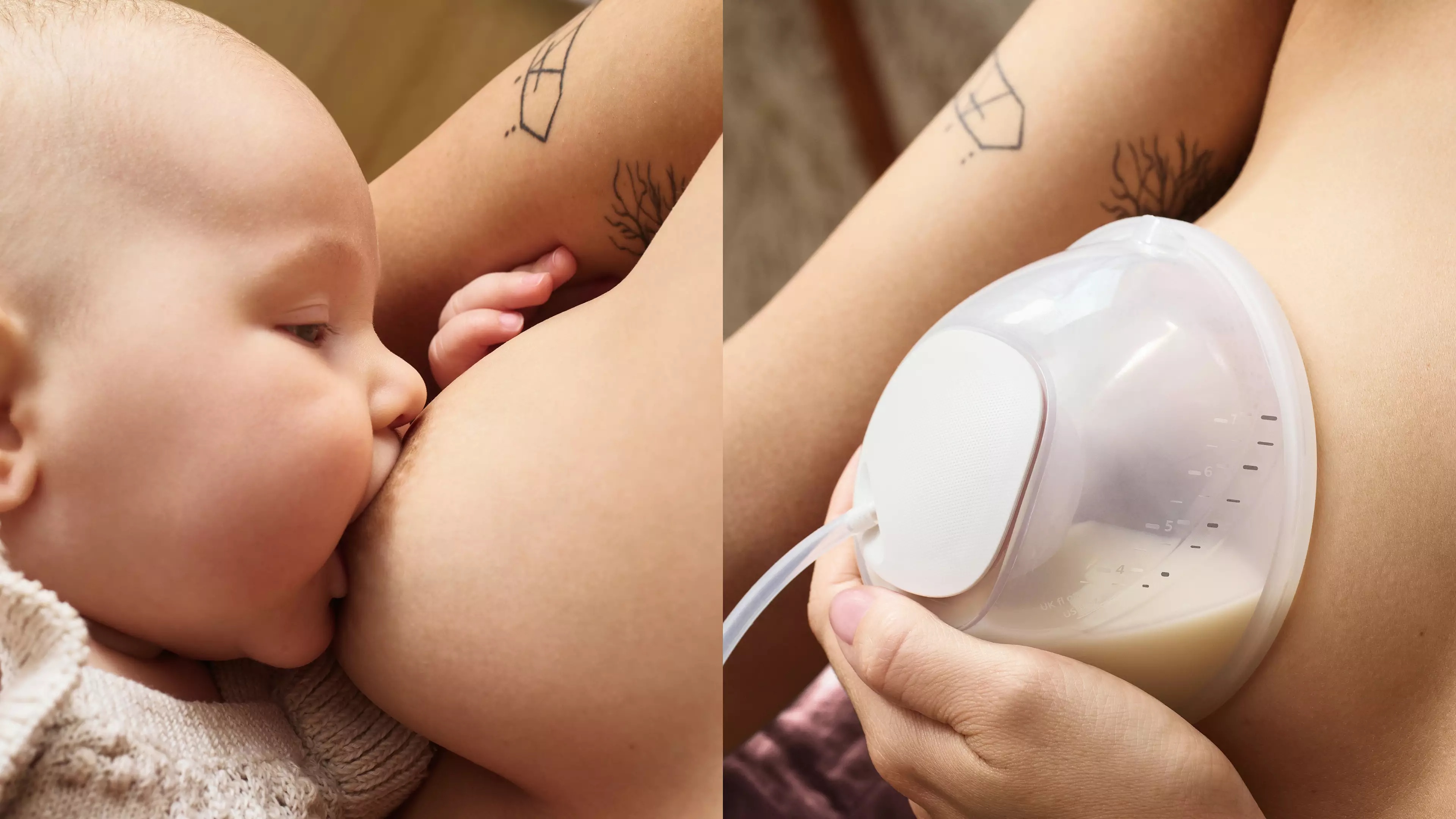 Vom natürlichen Trinkrhythmus des Babys inspiriert für schnelleren Milchfluss