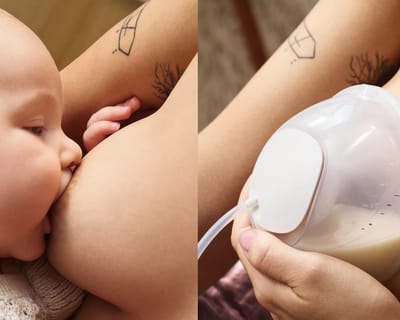 Vom natürlichen Trinkrhythmus des Babys inspiriert für schnelleren Milchfluss