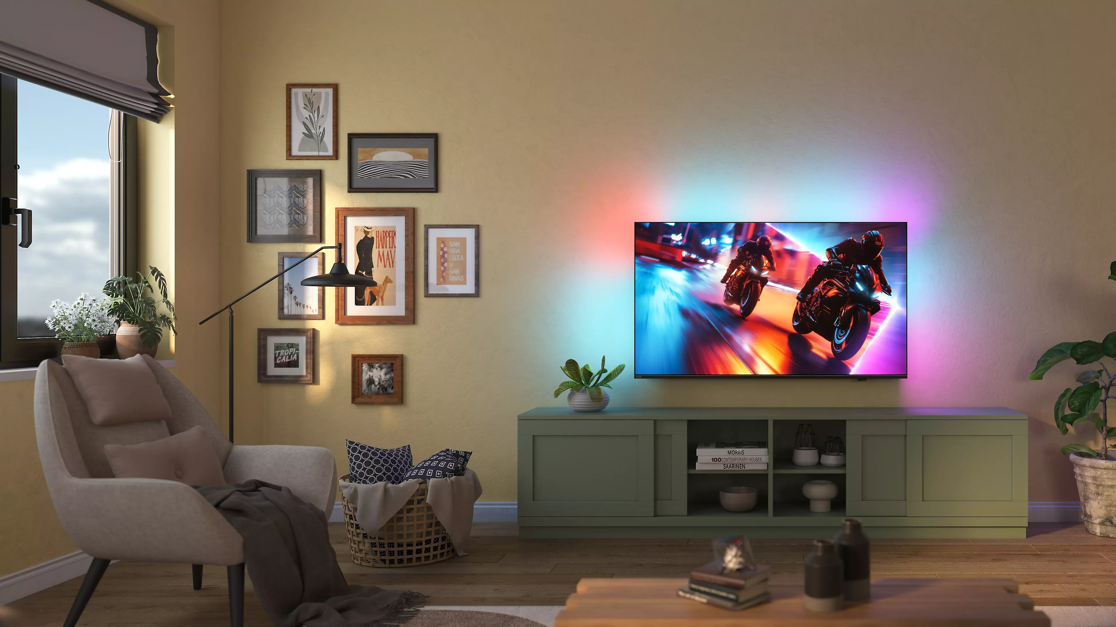 Televisor MLED 920 4K Ambilight TV