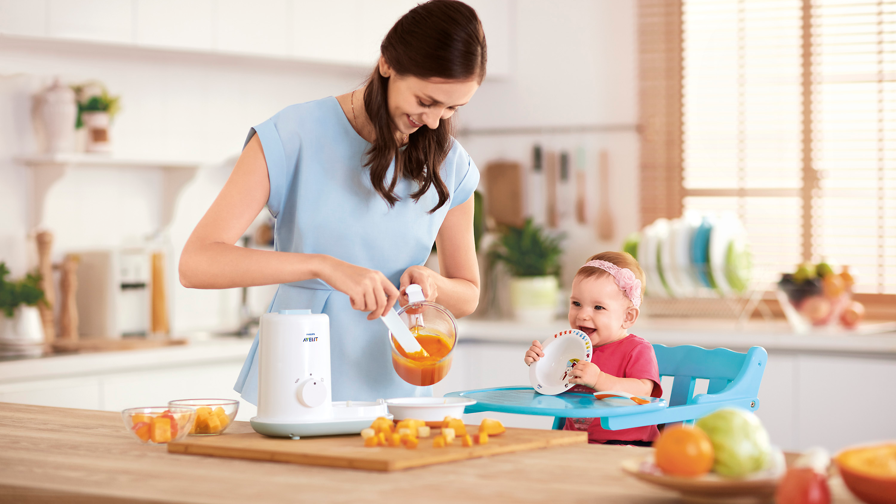 Alimento para bebés y niños: una dieta balanceada 