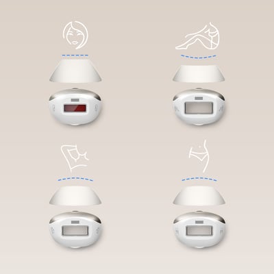 Lumea IPL 9900 -laitteen lisäosat