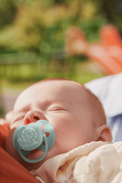 Babies with pacifiers