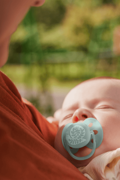Babies with pacifiers