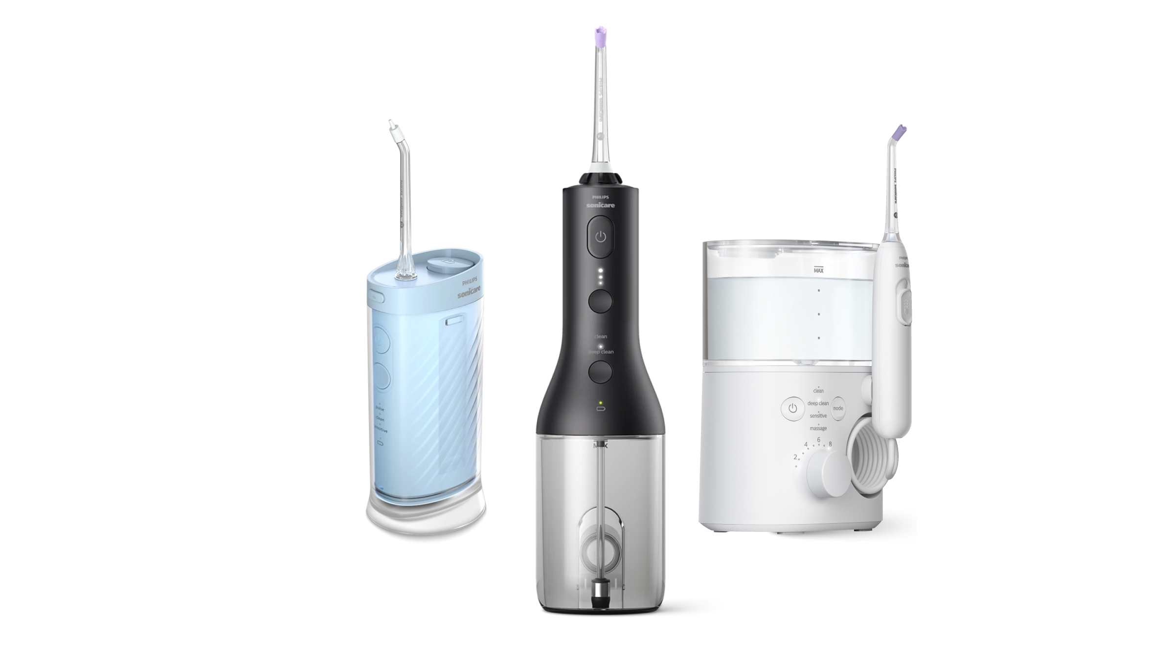 Sonicare Power Flosser 3000 Duș bucal portabil HX3826/33 | Philips