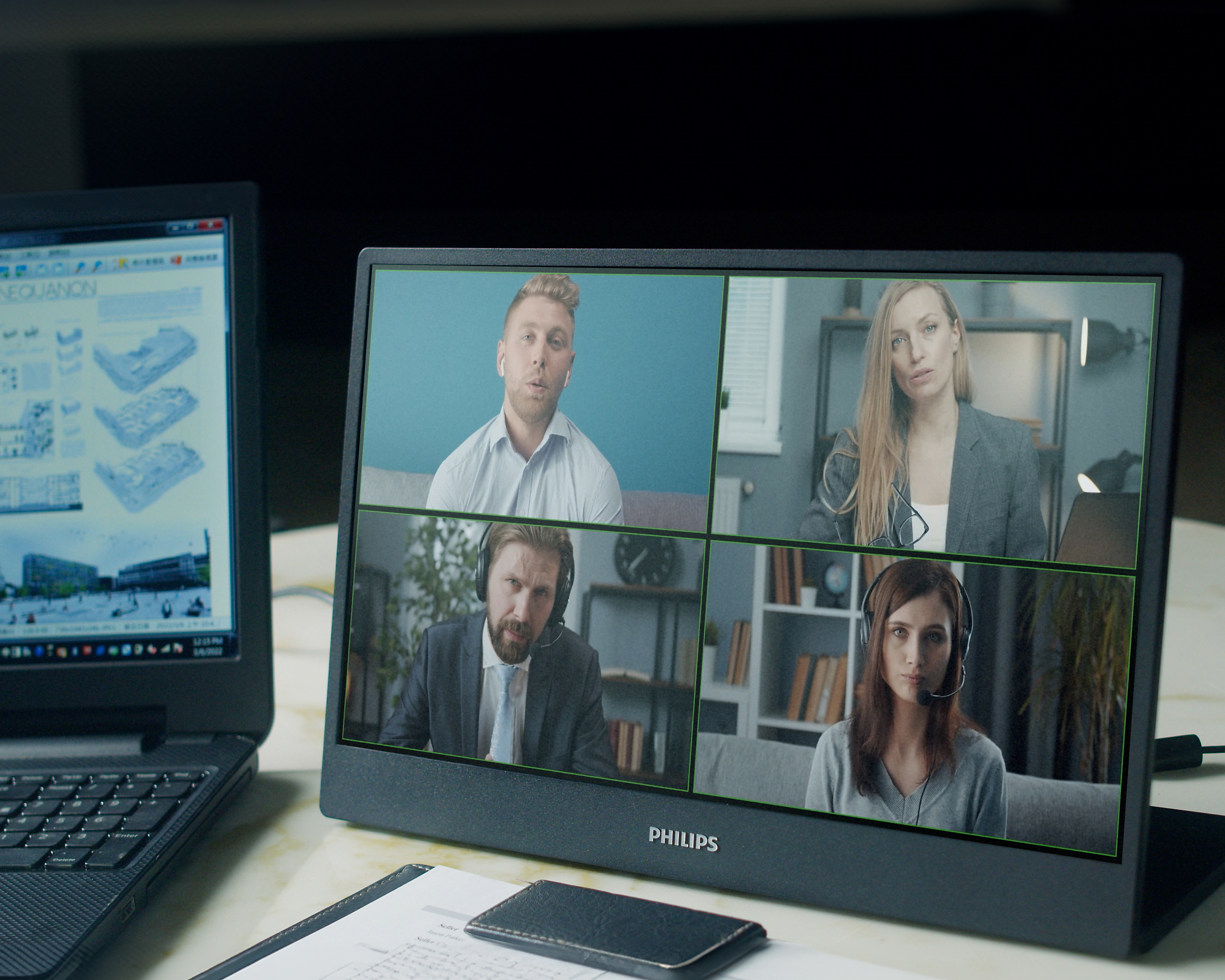 Dual screen productivity