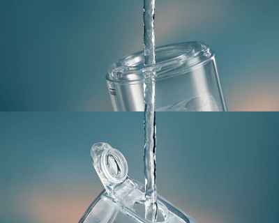 fill the water tank of the power flosser