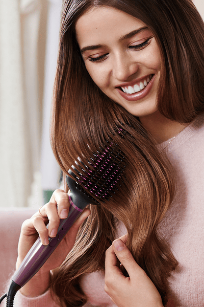 Naturally straight hair in 5 minutes