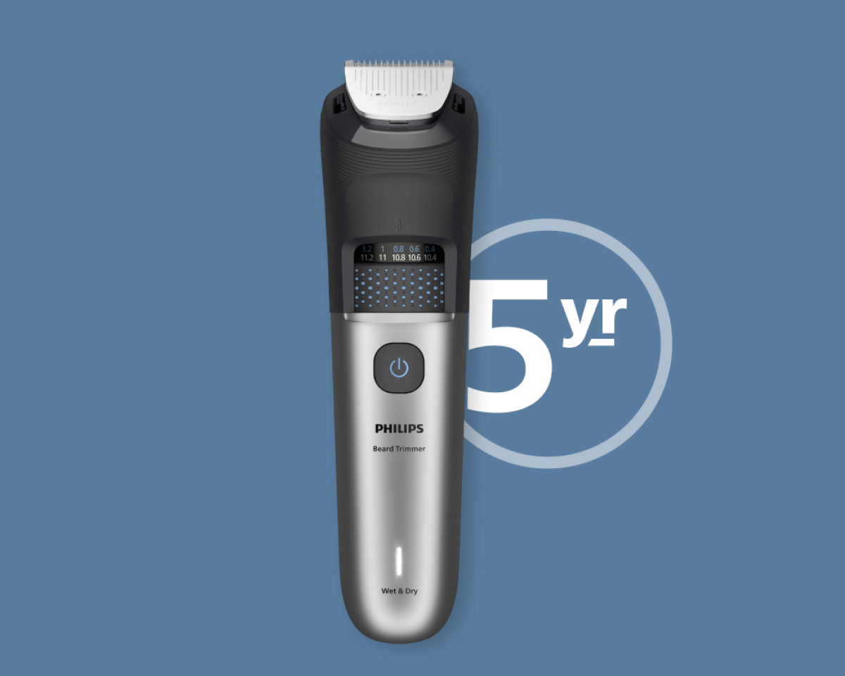 Philips Beard Trimmer, 5-year warranty[disclaimer:2]