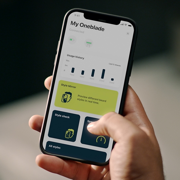 Upgrade your routine with the OneBlade App