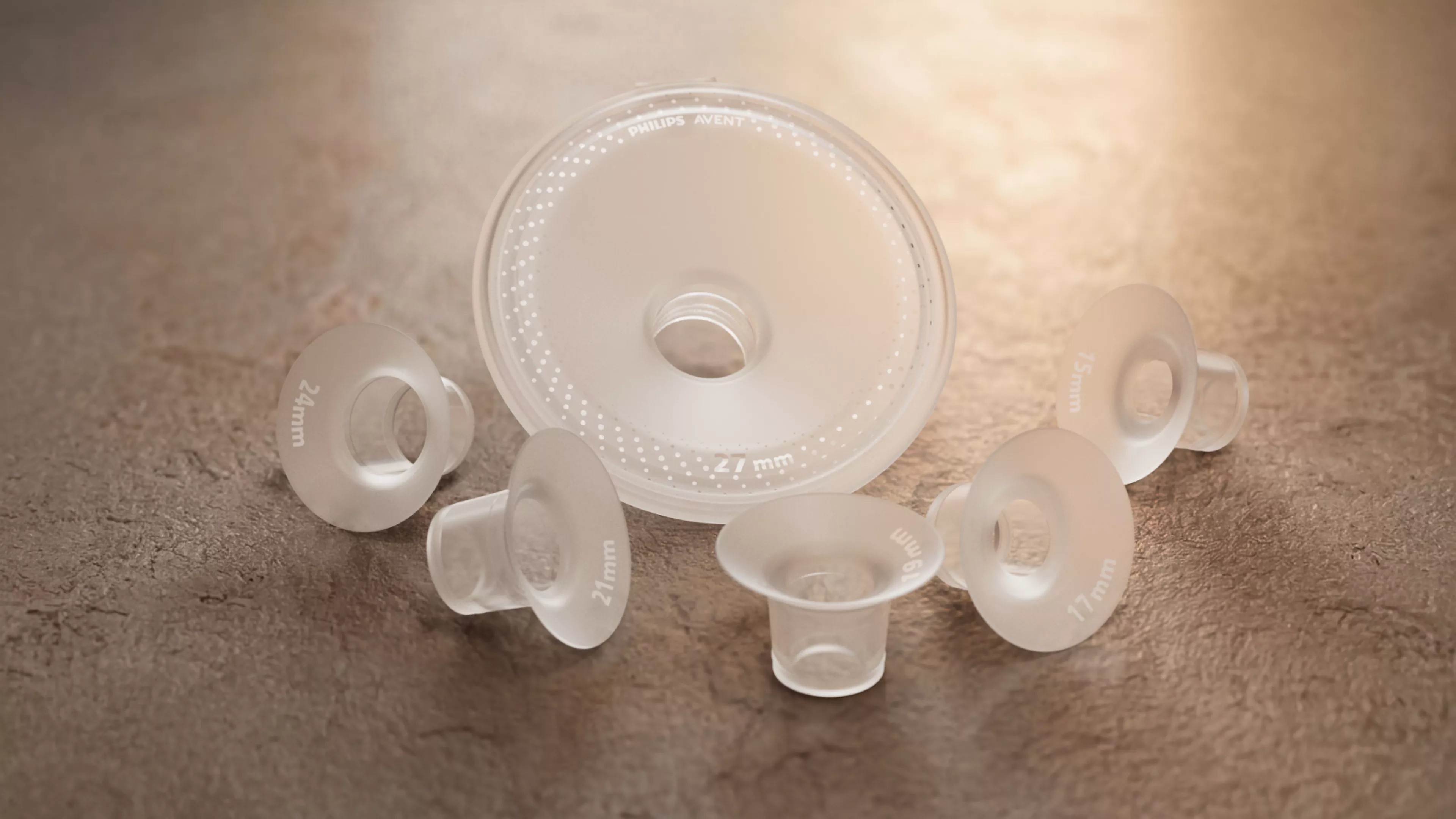 lejki do laktatora samonośnego Philips Avent Natural Care