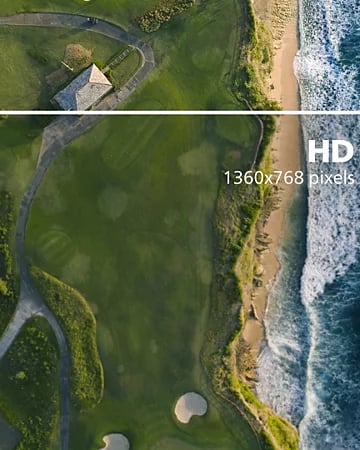IPS LED wide view technology for image and colour accuracy