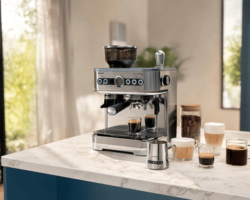 Philips Barista pripravuje viacero šálok espressa