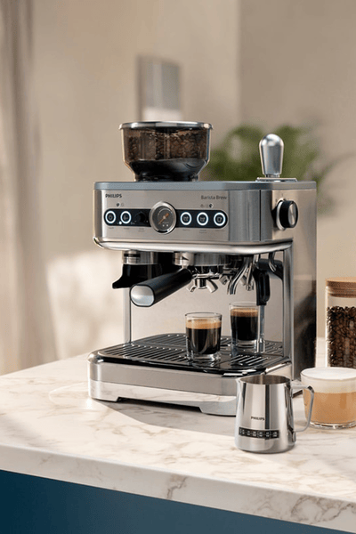 Philips Semiauto machine, stainless steel build