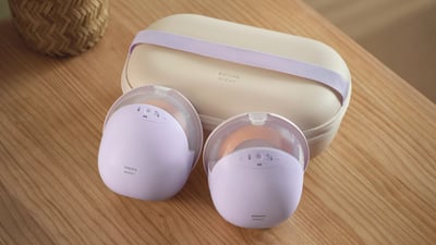 Podwójny laktator samonośny Philips Avent Natural Care