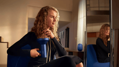 mujeres con secadora