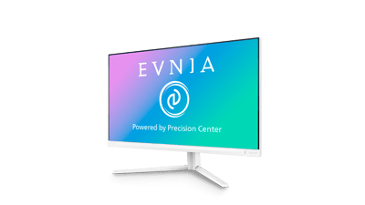 evnia monitor with Precision center icon