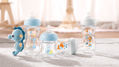 Nowoczesne wyposażenie pokoju dziecięcego z butelkami