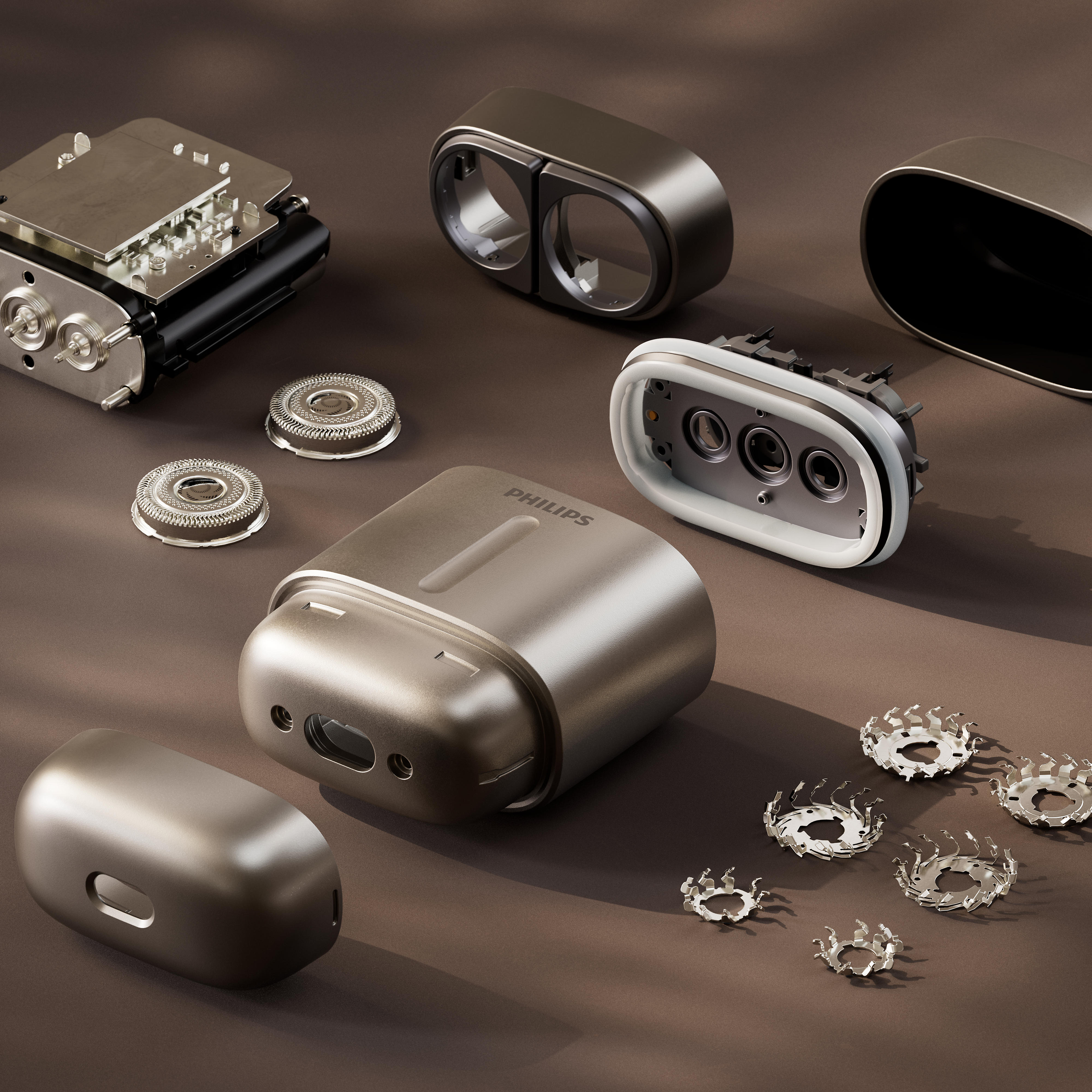 Philips 700 Shaver parts build from sustainable materials