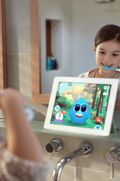 „Sonicare for Kids“ reklamjuostė