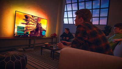 Ambilight-tyylinen pelikokemus