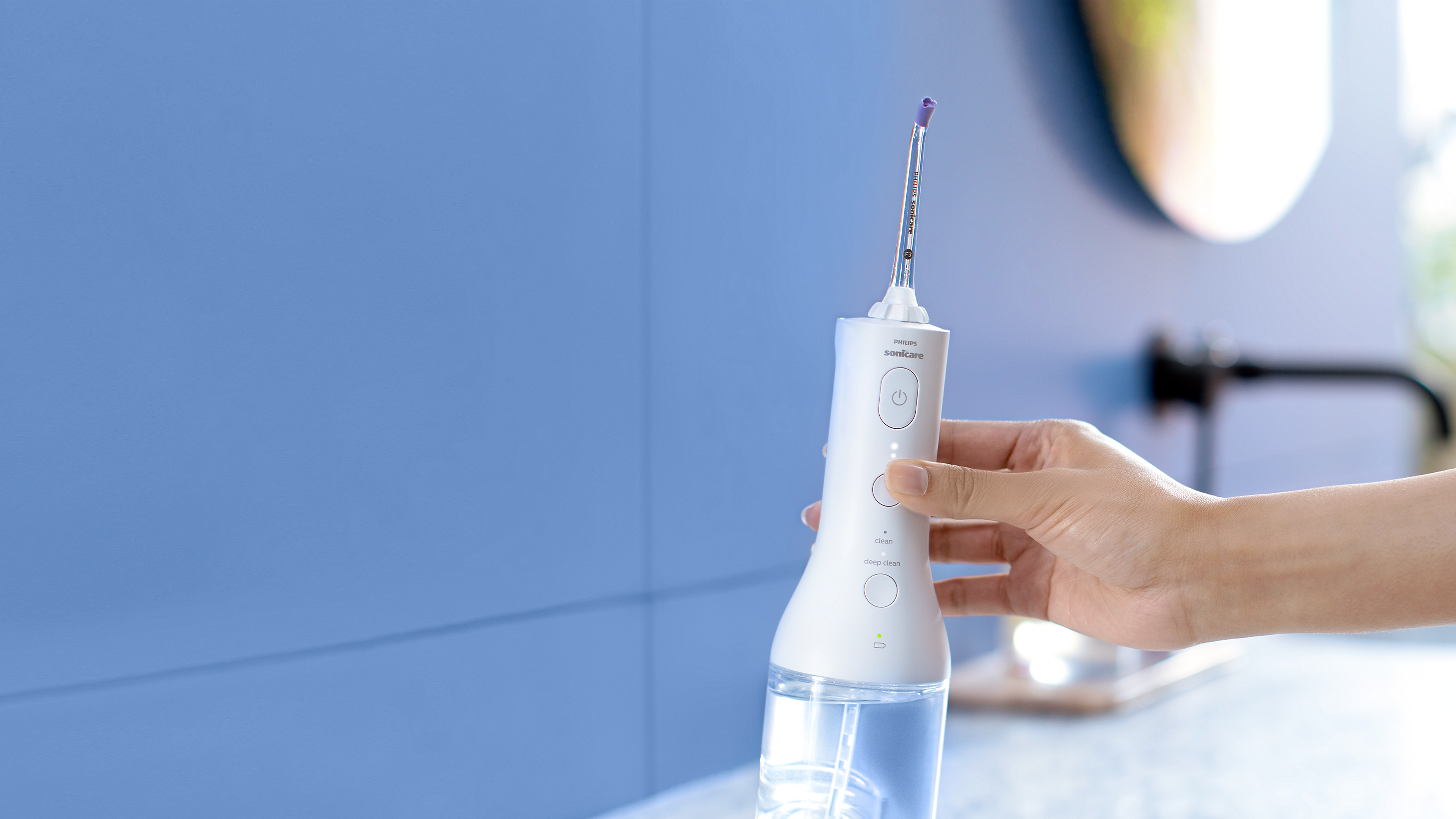 Bannière de Power Flosser sans fil