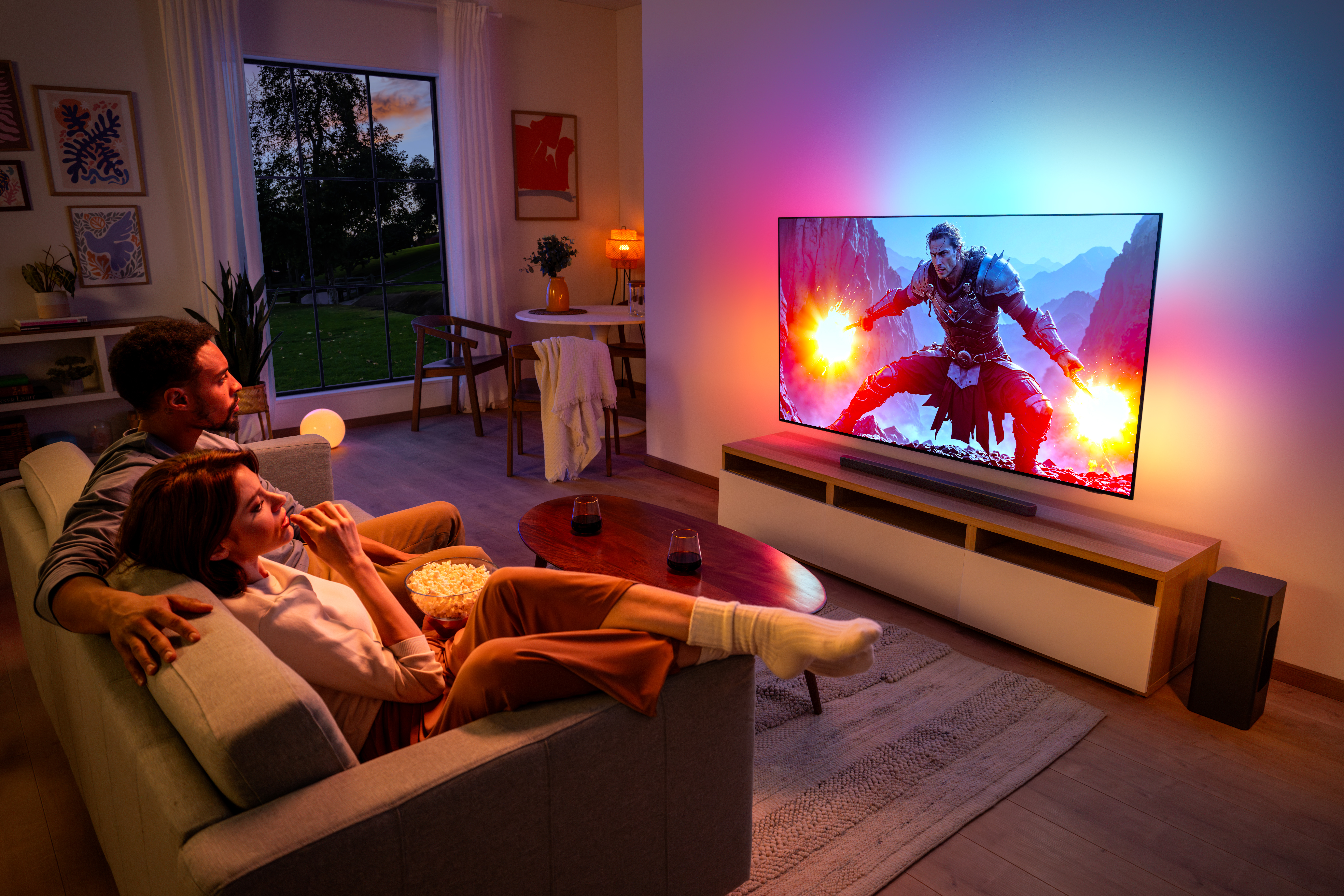 Τεχνητή Νοημοσύνη στις Τηλεοράσεις Ambilight—πώς λει...