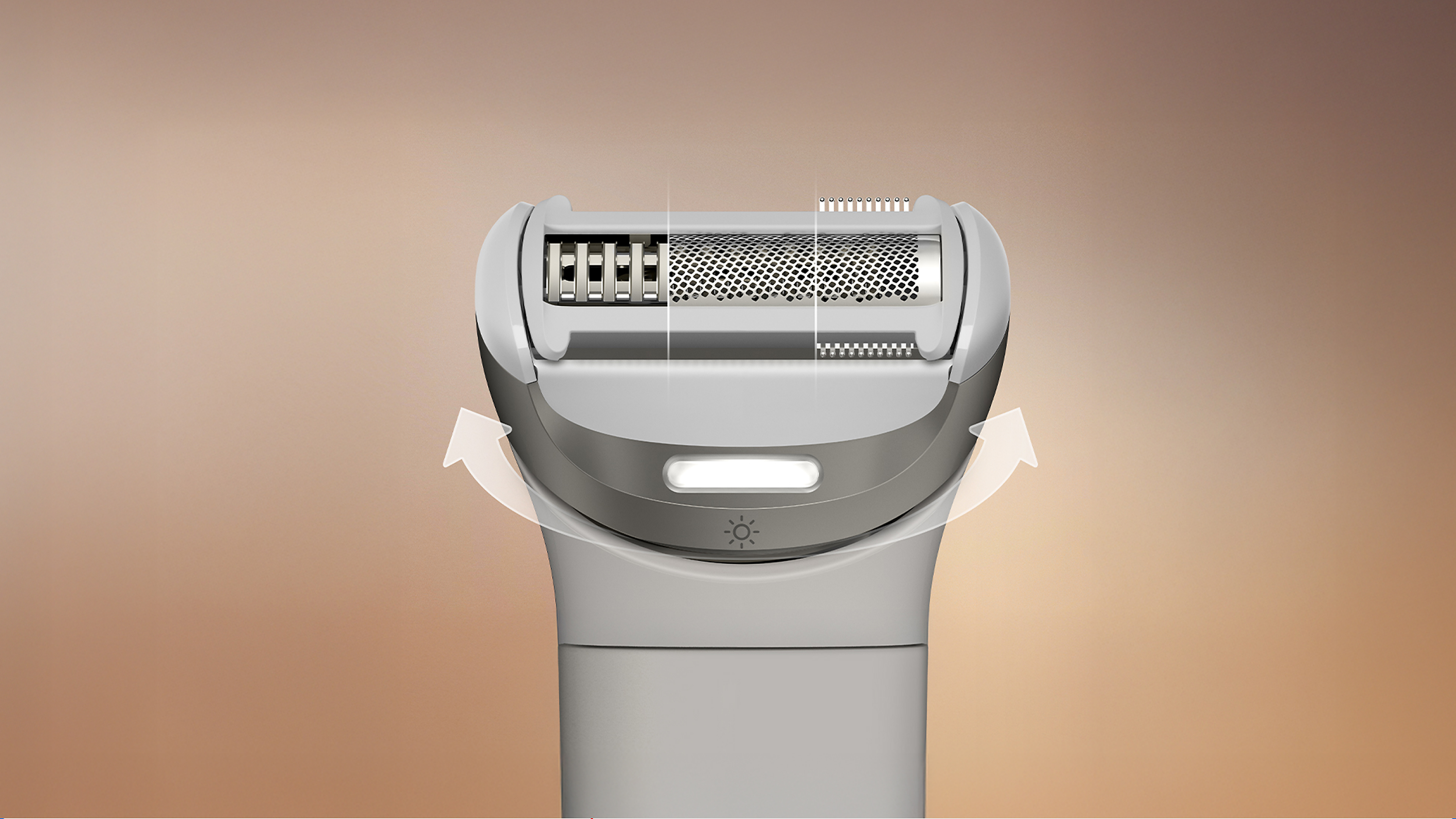 Philips lady shaver with gentle 3‑blade system
