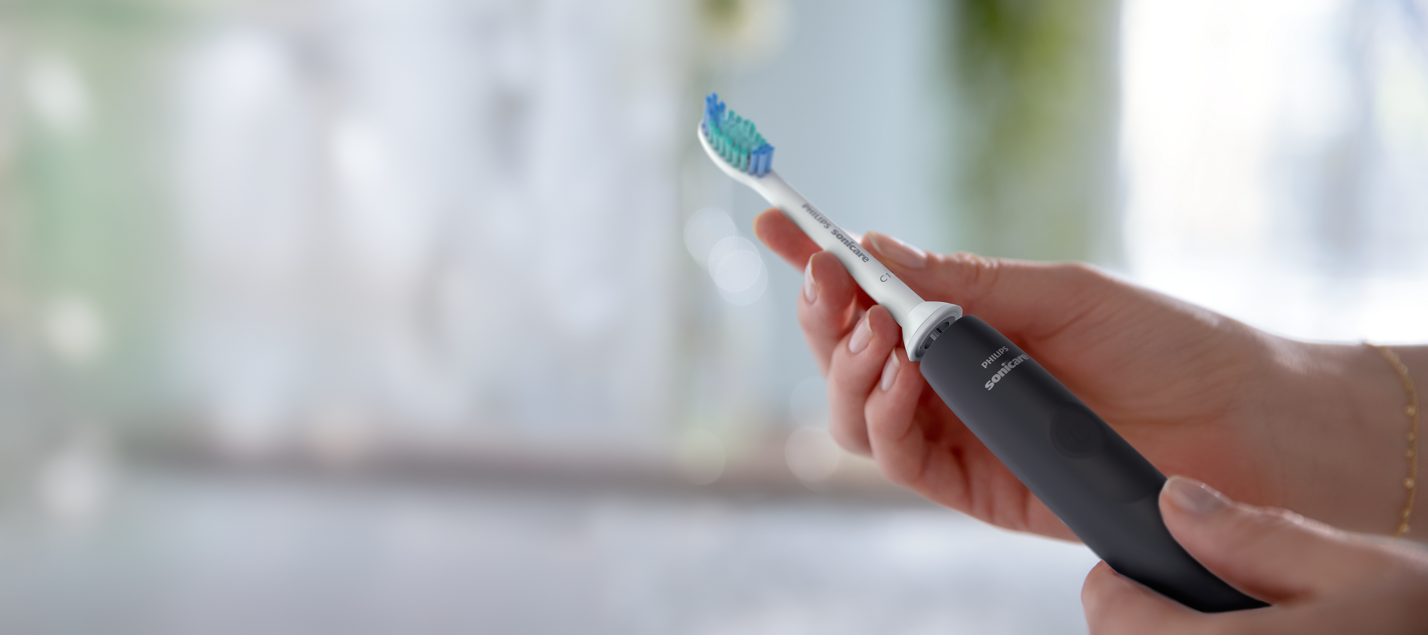 Gum care with #No.1 recommended Philips Sonic electric toothbrush