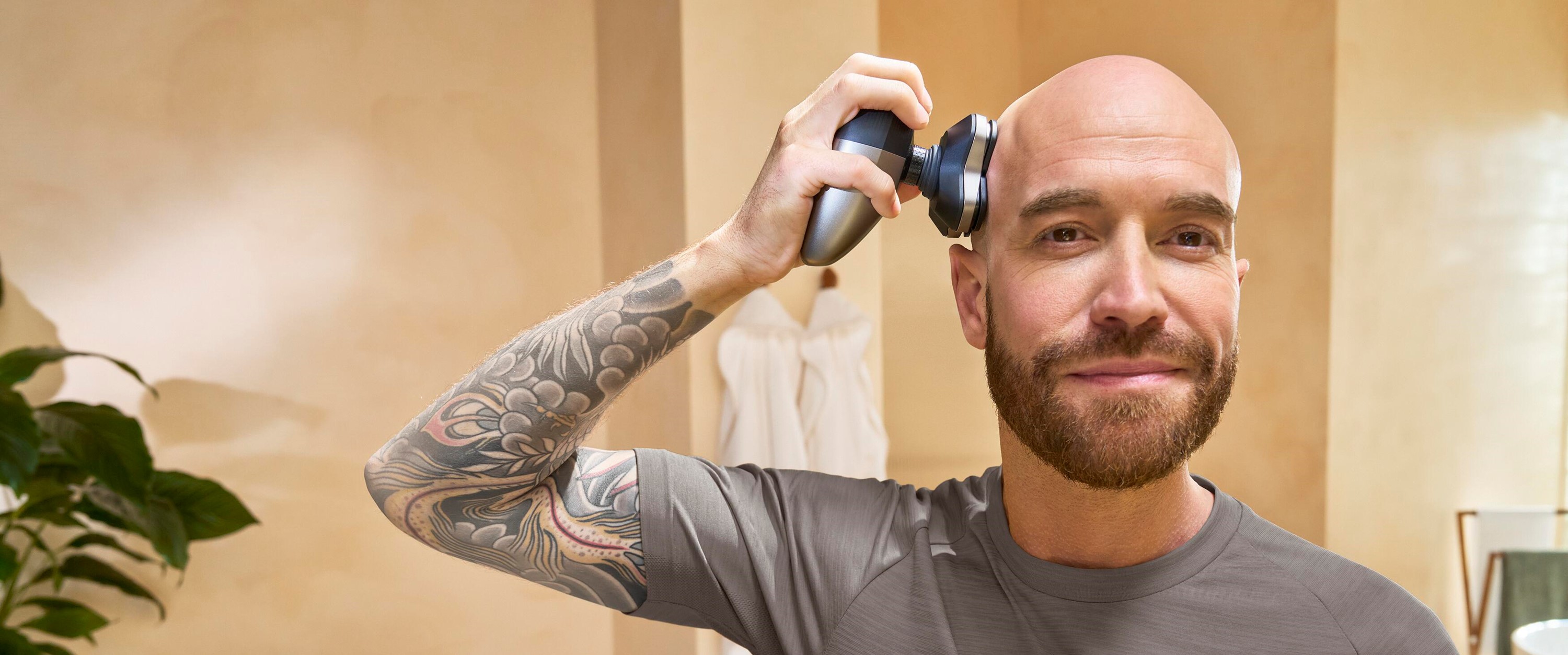 Додаткові роки сервісу на електробритви для голови Philips