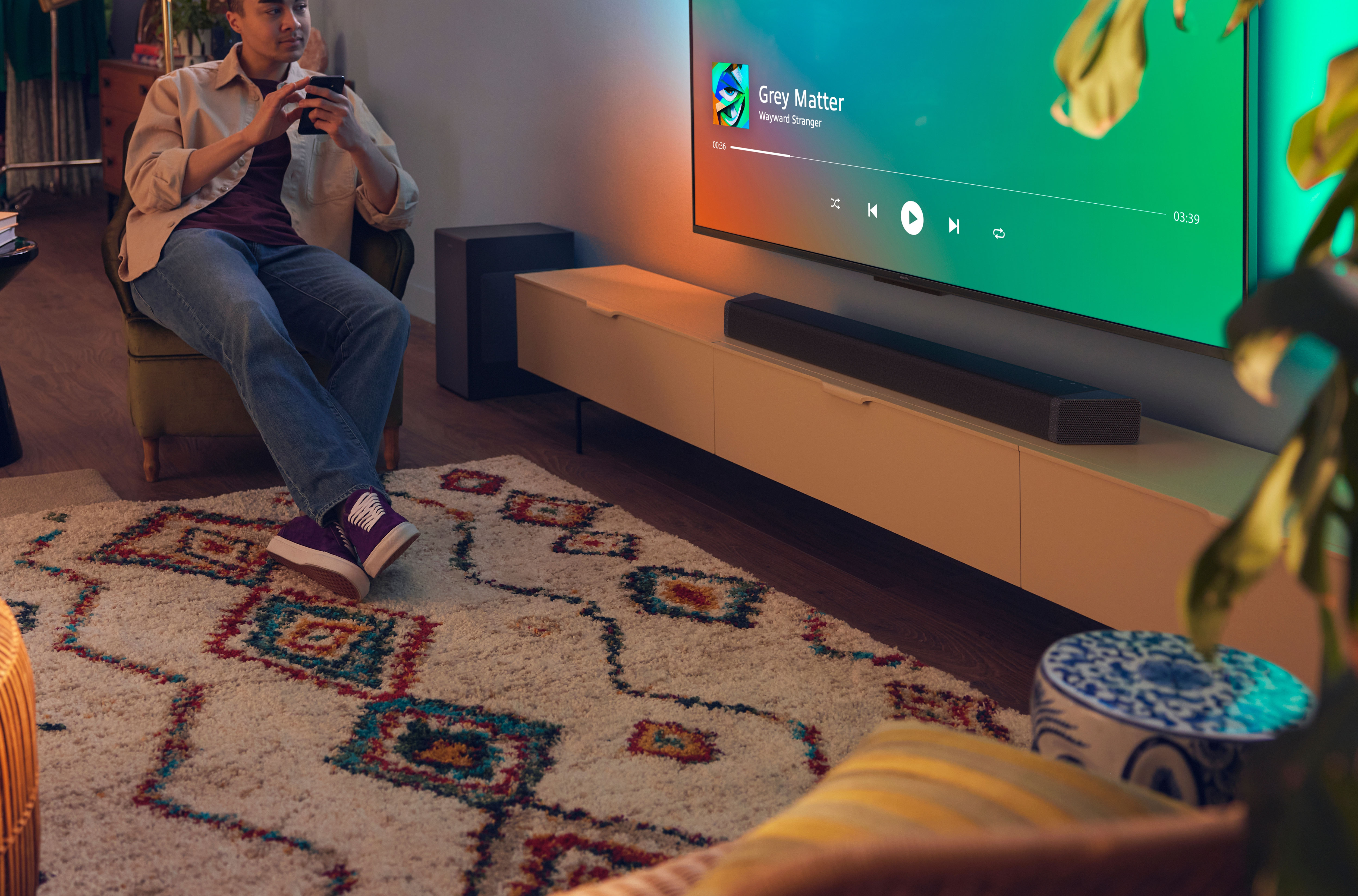 Philipsin soundbarit OLED-televisioiden kanssa