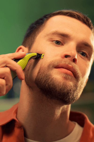Man shaving