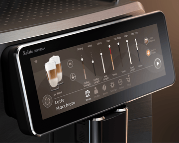 Saeco skārienekrāns ar late makjato