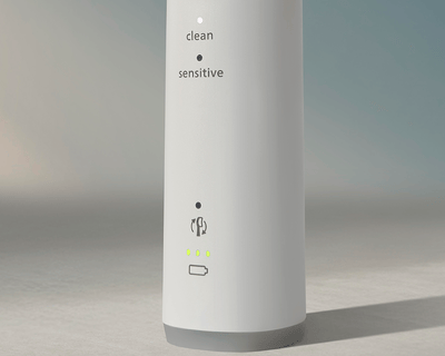 A close view of the 2 available modes on Philips Sonicare 6300.