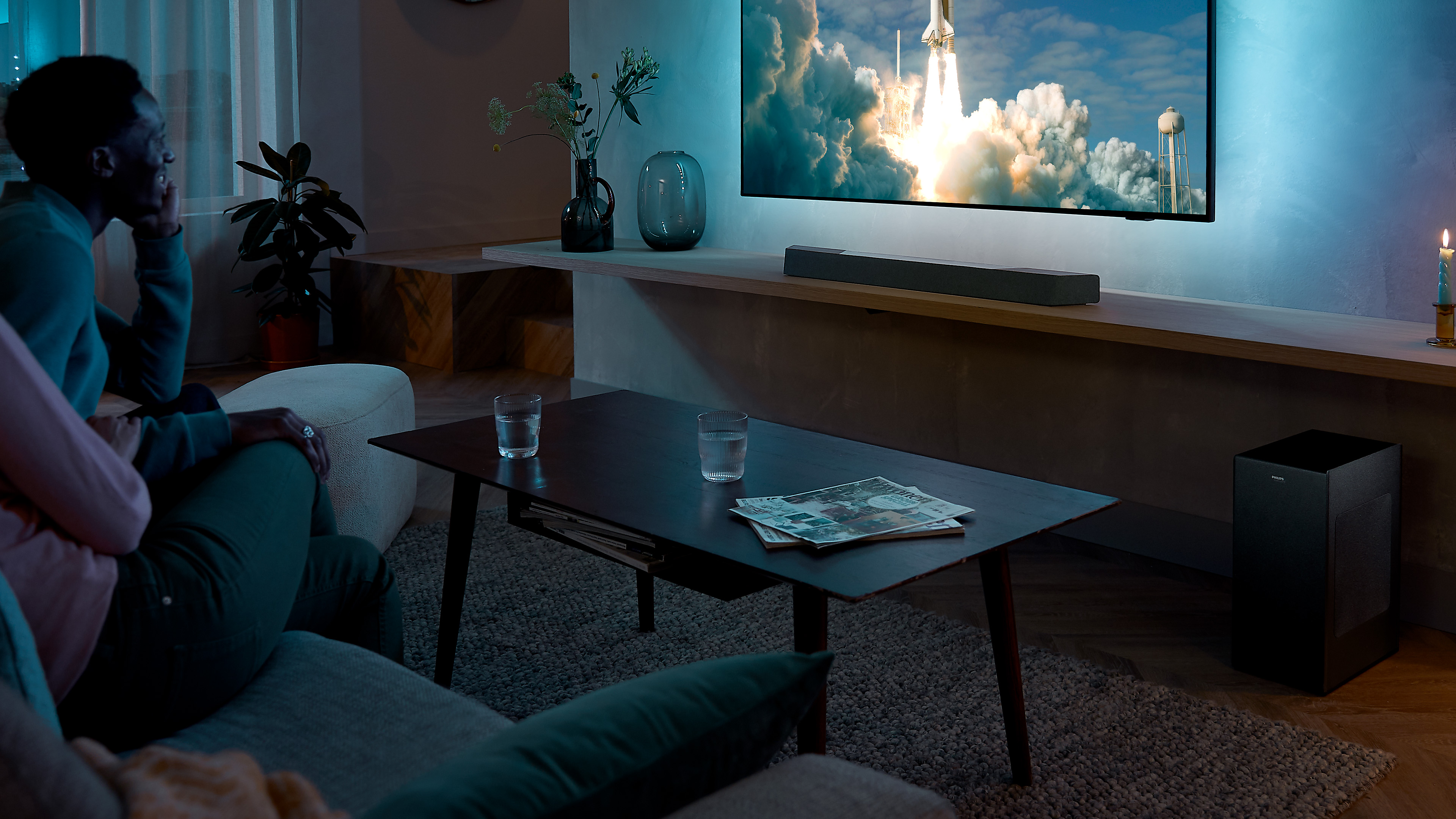 Philips-lydplanker med OLED-TV-er