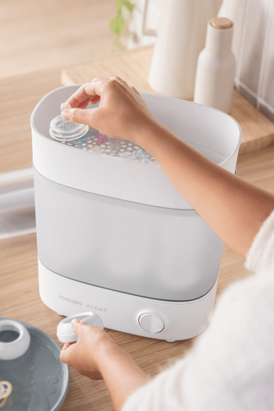 Sterilizer on the counter