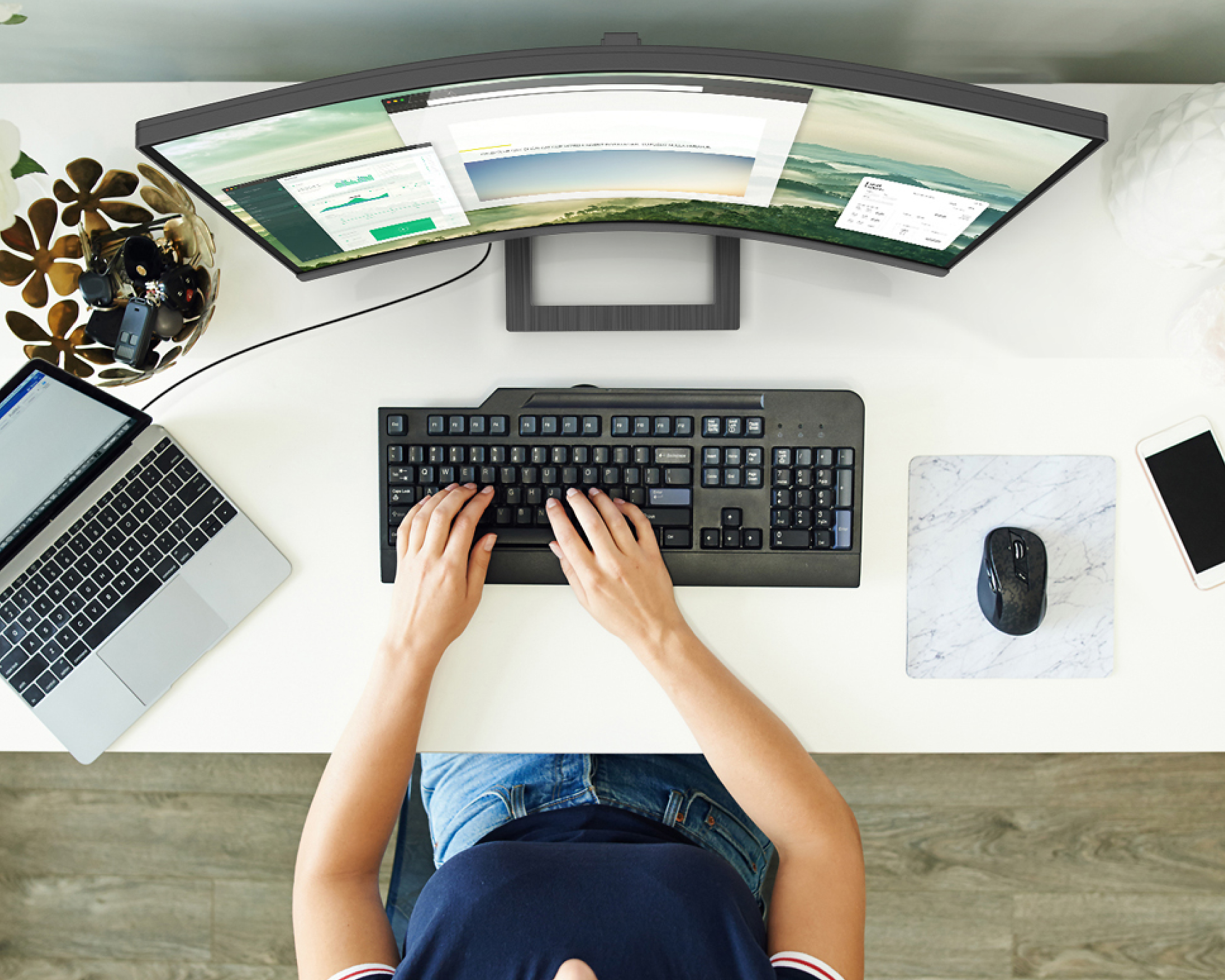 All-in-one USB-C docking