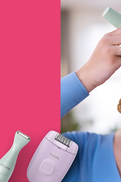 Popolnoma gladka koža od glave do pet. Hitro. Enostavno. Gladko.