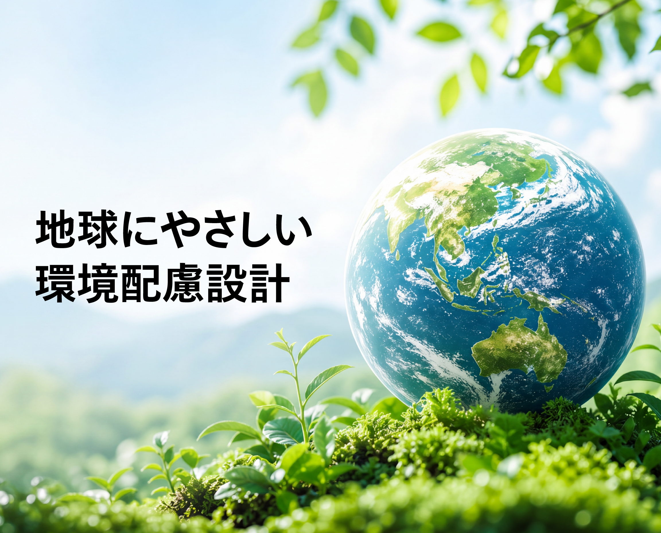地球にやさしい環境配慮設計