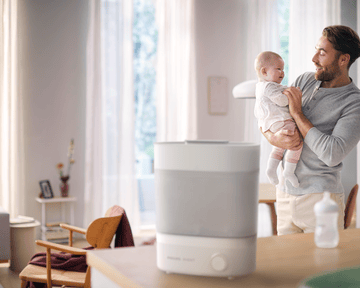 Coletores esterilizadores para micro-ondas em close-up