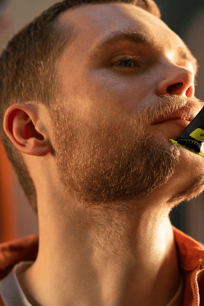 Man shaving