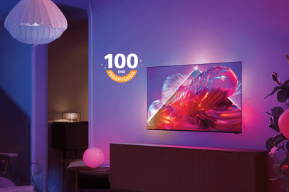 Preizkušajte Philips Ambilight TV 100 dni