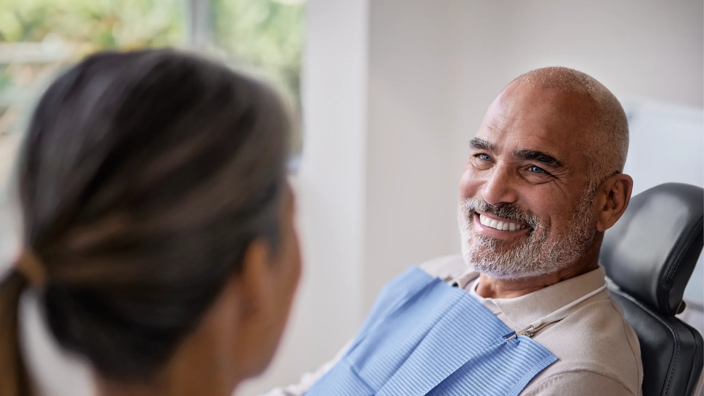 Image of patient at the dentist