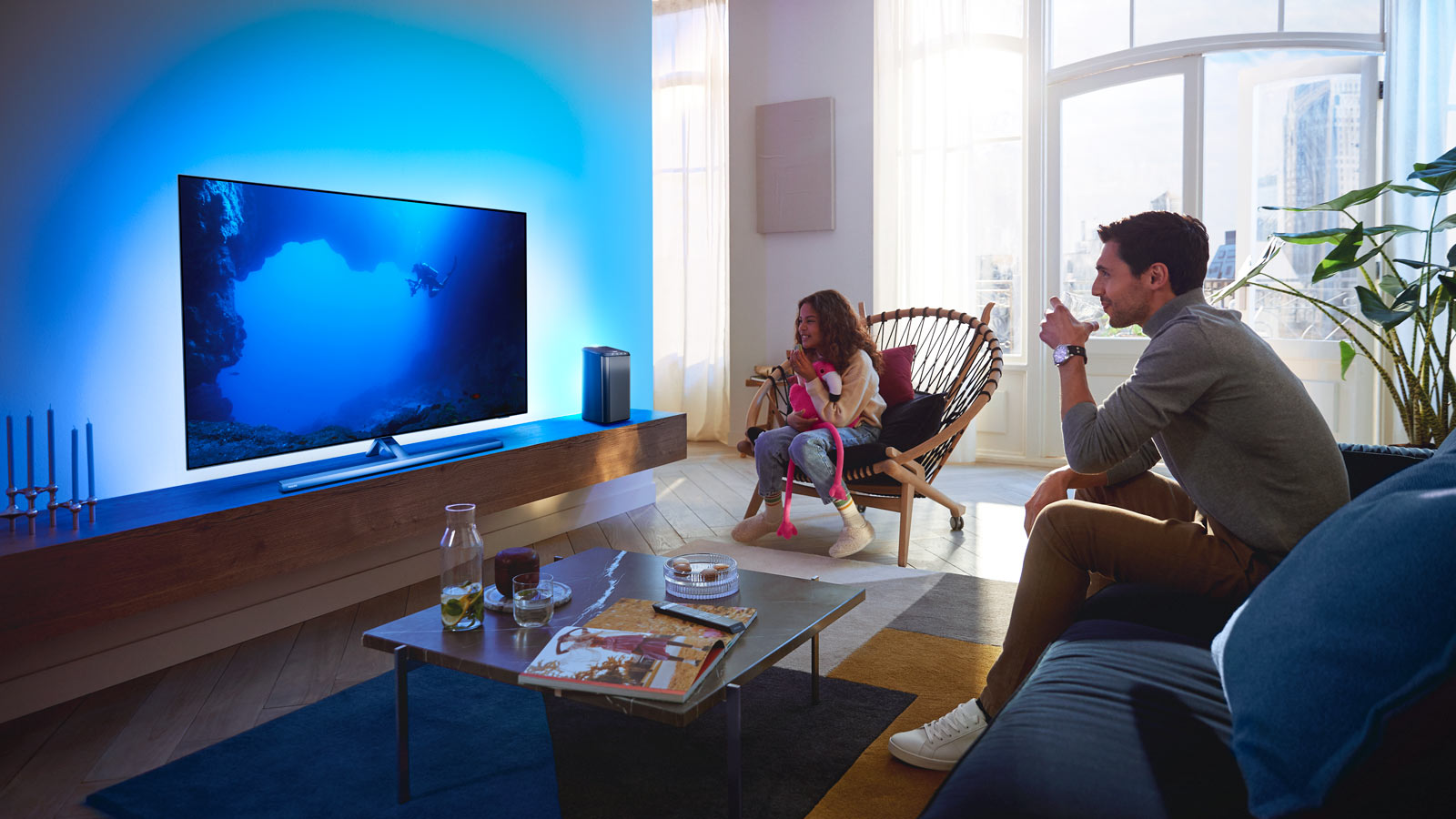 skatoties televizoru kopā ar bērniem