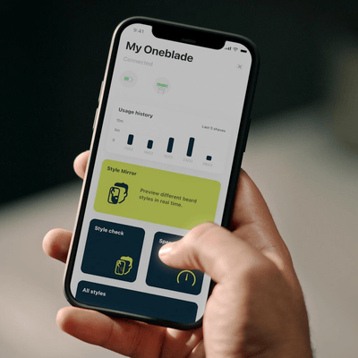 Upgrade your routine with the OneBlade App