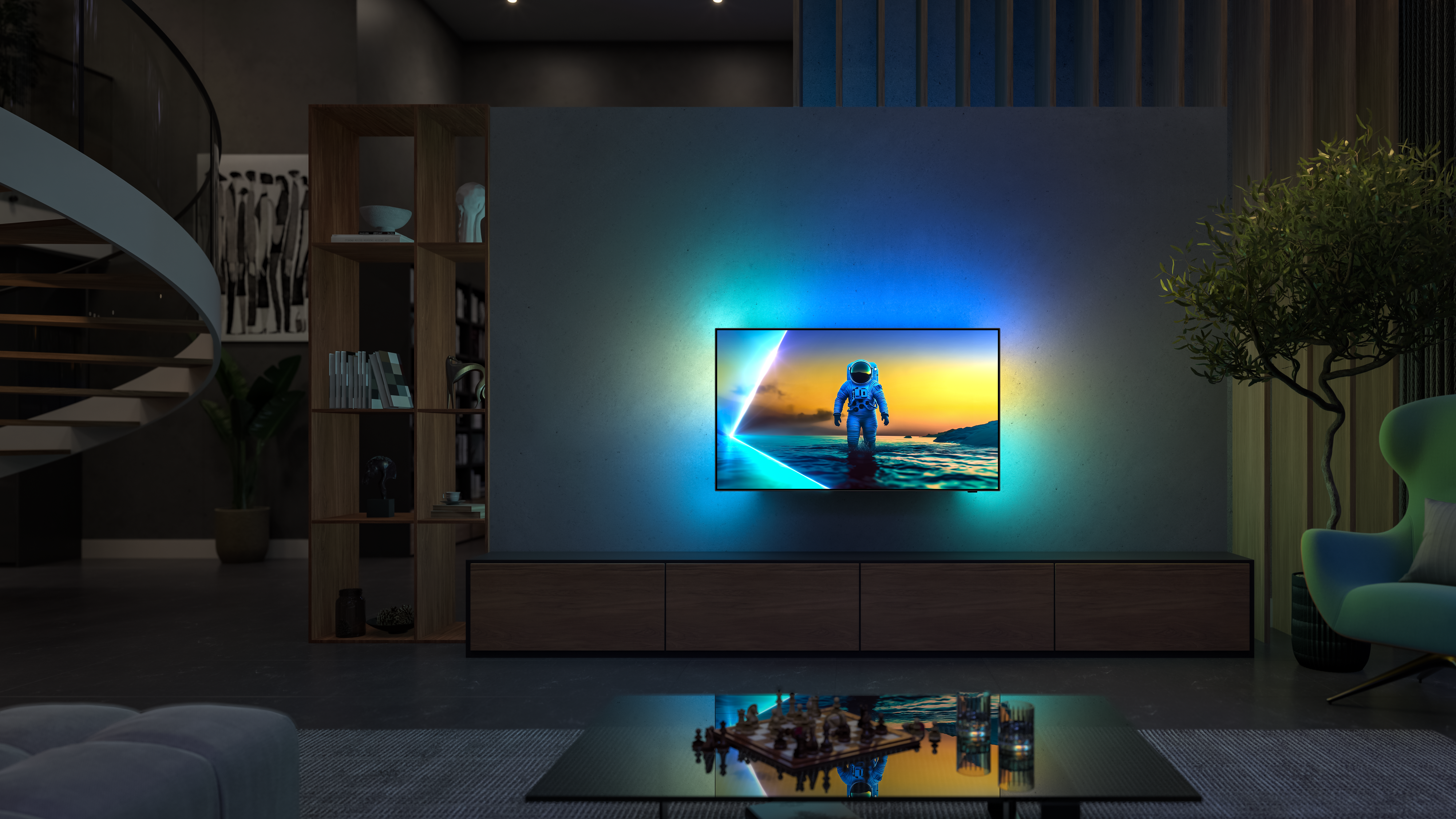Televízor OLED 860 s funkciou Ambilight a rozlíšením 4K