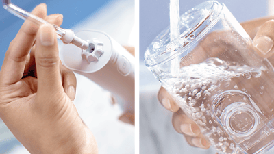 Cleansing the power flosser
