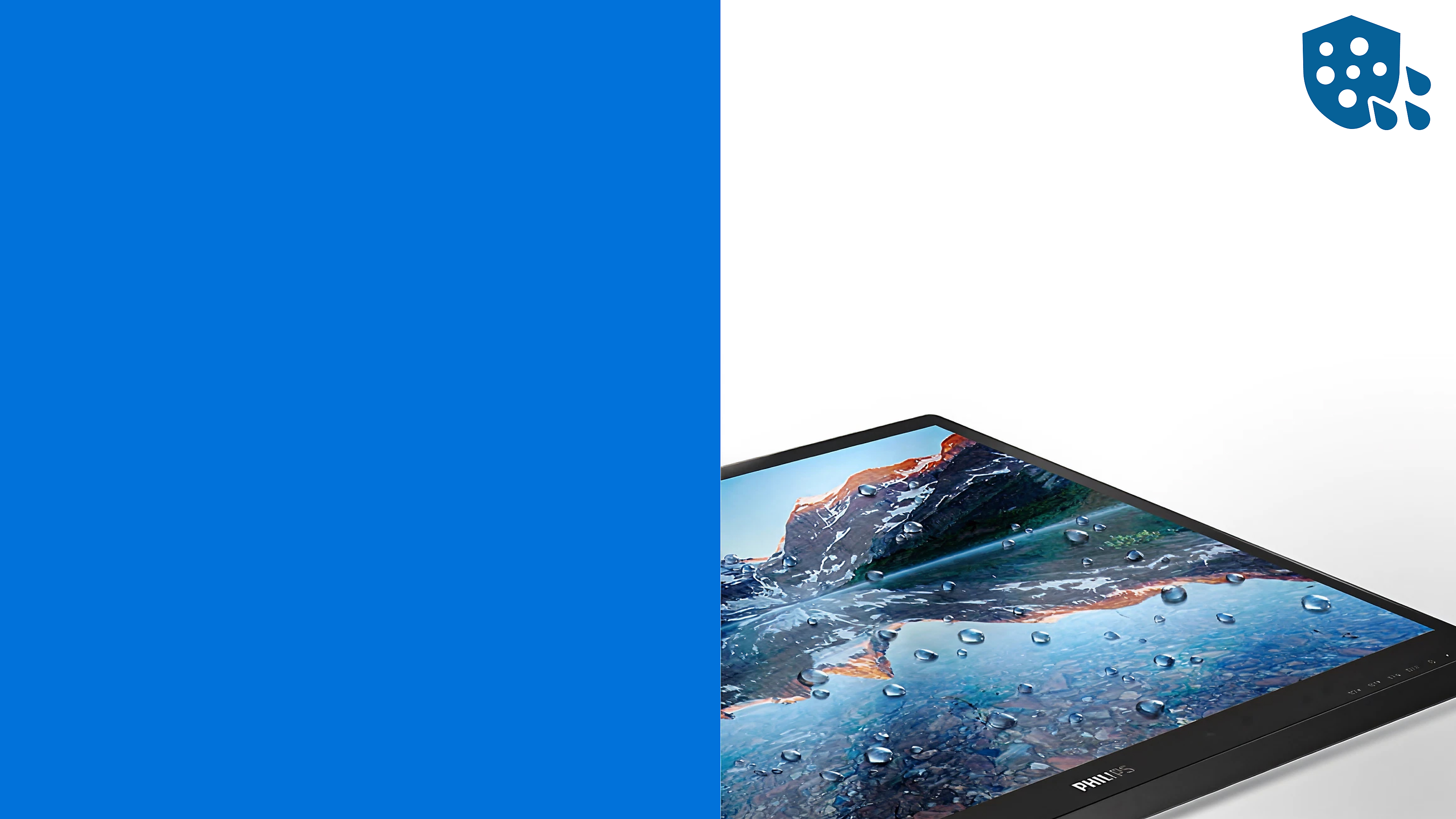 Water and dust resistant